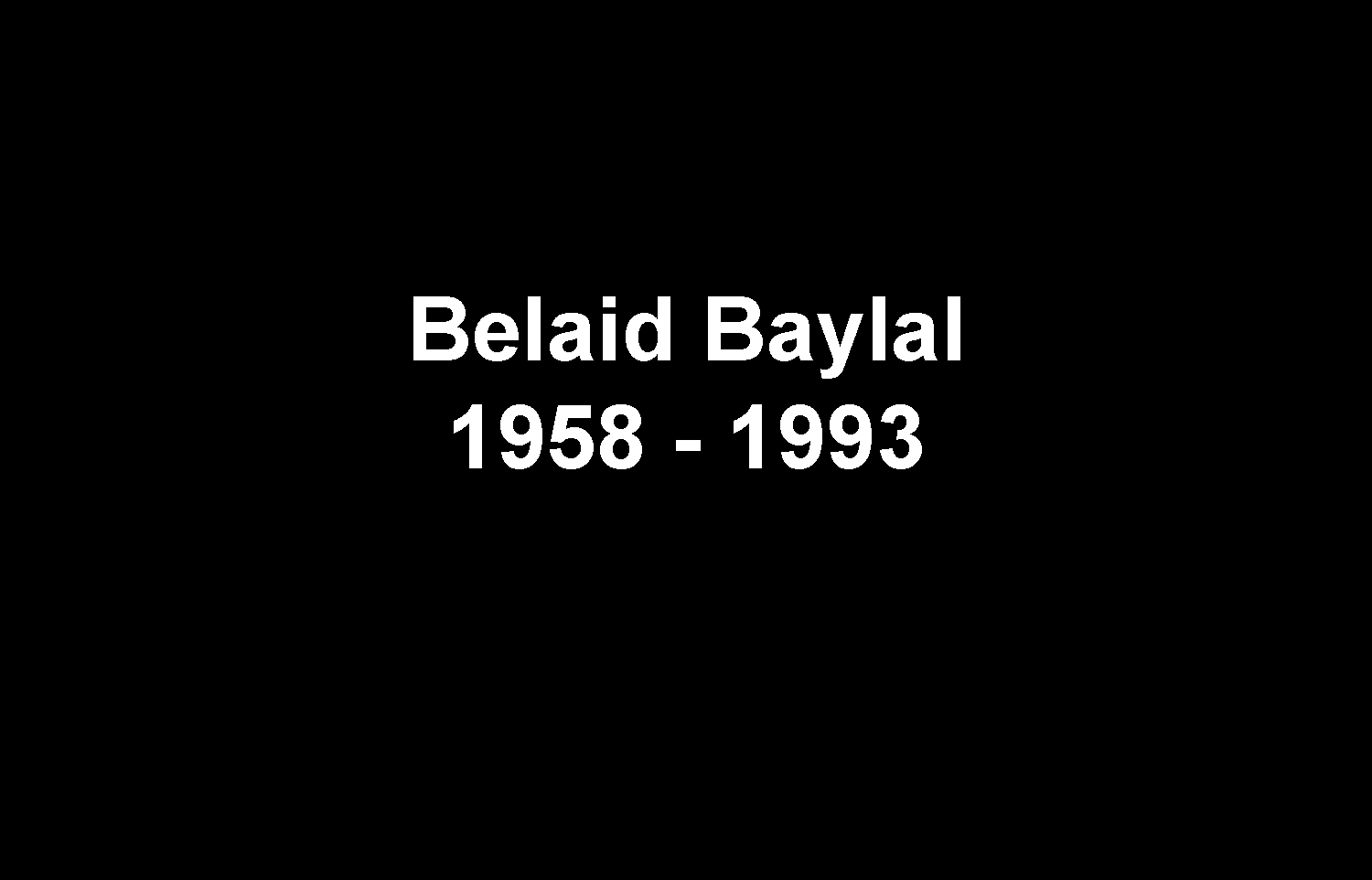 Belaid Baylal